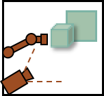 A related robot observation with another execution realization.